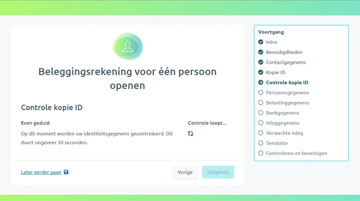 Meesman Rekening Openen Formulier Controle ID