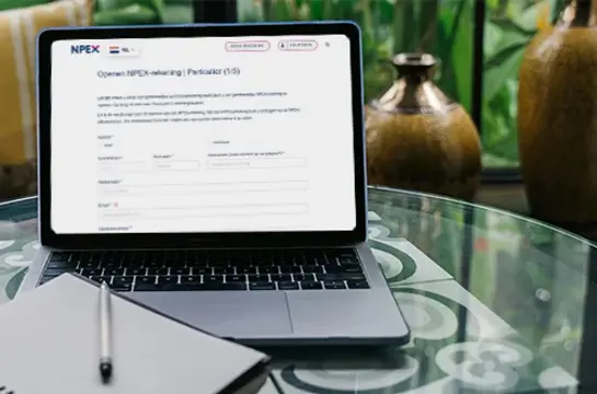 Portfolio NPEX Digitaal Intakeformulier
