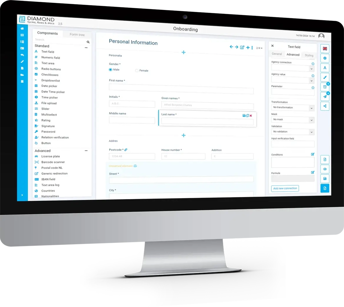 Formulieren workflow systeem