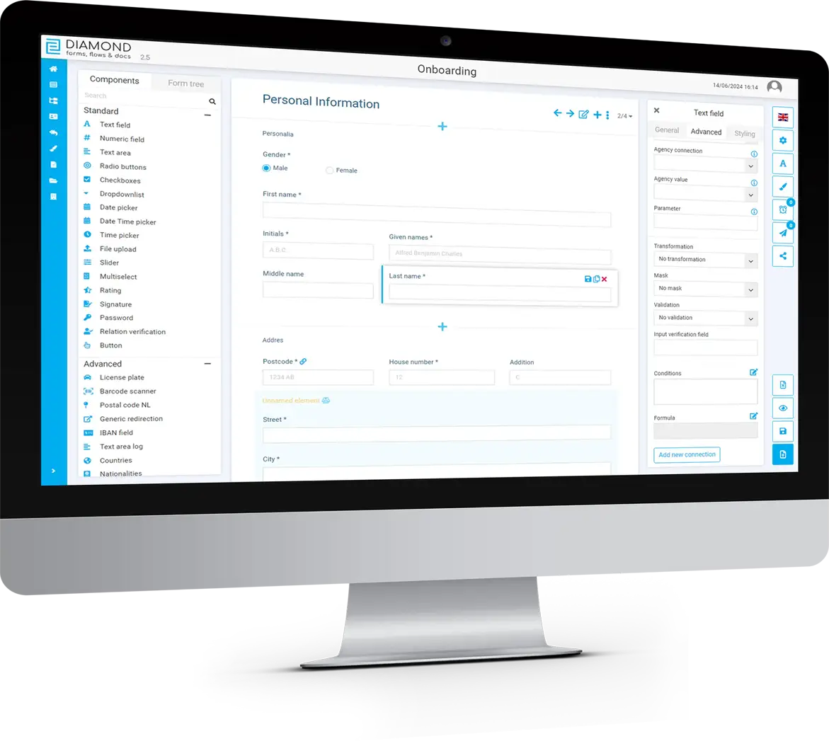 Formulieren workflow systeem