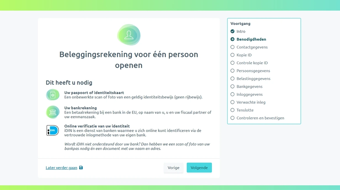 Meesman Rekening Openen Formulier