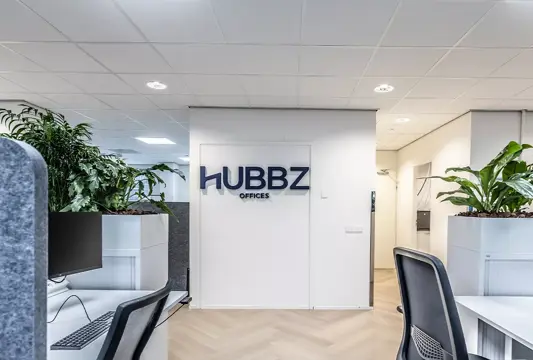 Hubbz Leiden Logo In Kantoor