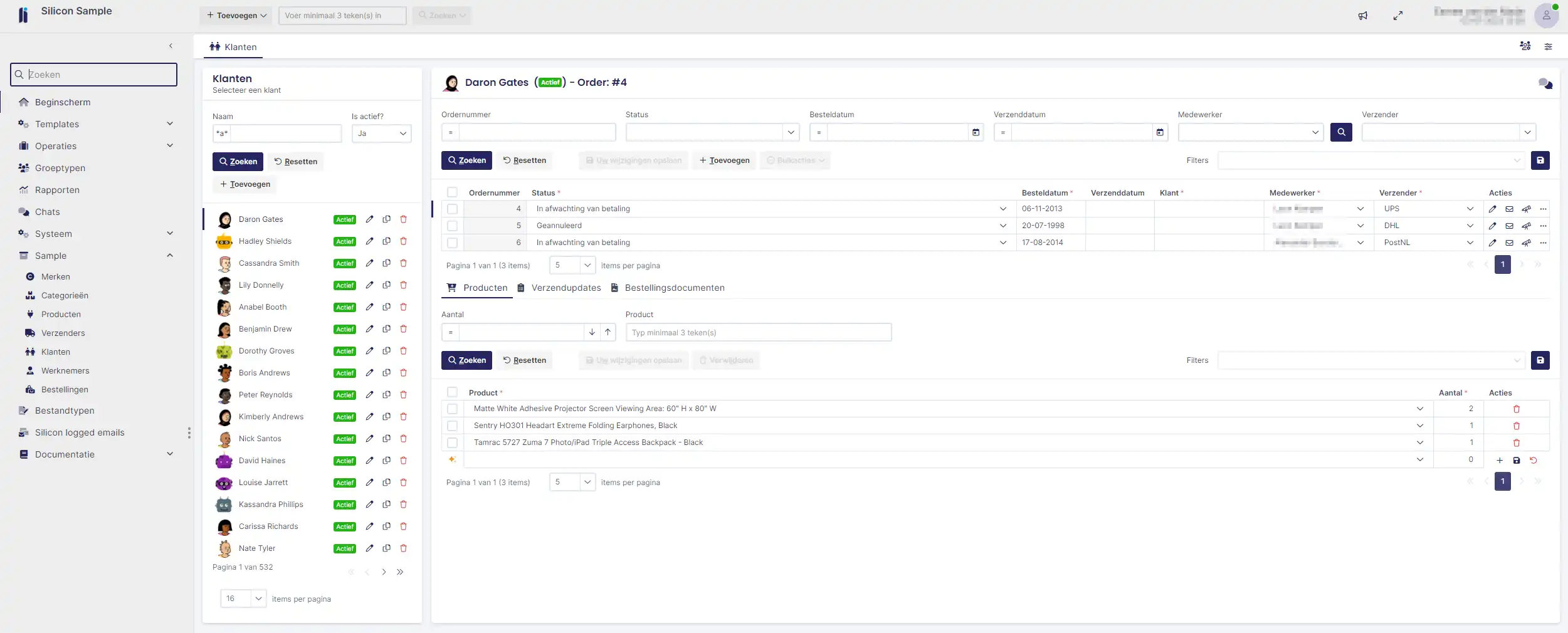 Silicon low code software moderne interface